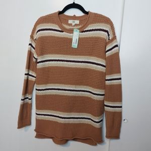 NWT Striped Sweater/Pullover Tunic from Pinque | Medium
